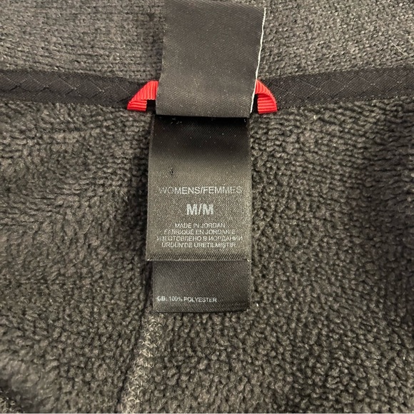 The North Face Gray Pullover Sweatshirt With Two Buttons Shawl Neck Size Medium - Picture 5 of 8